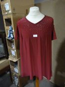 *Twenty Seven Red V-Neck Tops (Various Sizes)
