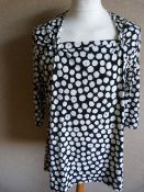 *Seven Black Spotted Tops (Various Sizes)