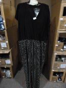 *Twelve Black & Polka Dot Jumpsuits (Various Sizes