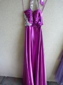 *Fuchsia Prom Dress Size:6