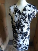 *Thirteen Black & White Floral Dresses (Various Si