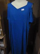 *Thirteen Blue Polka Dot Dresses (Various Sizes)