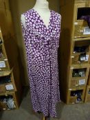 *Eight Purple & White Spotted Dresses (Various Siz