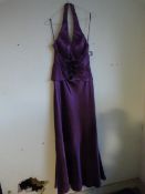 *Aubergine Prom Dress Size:8