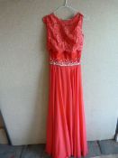 *Cerise Prom Dress Size:8
