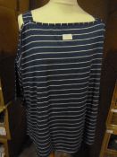 *Seven Blue & White Striped Tops (Various Sizes)