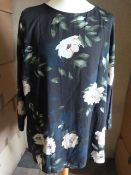 *Fourteen Blue Floral Tops (Various Sizes)