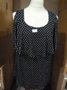 *Nine Black Polka Dot Tops (Various Sizes)