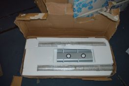 Flatpack TV Wall Unit in Silver Finish