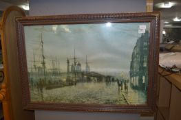 Early Print of Hull Docks