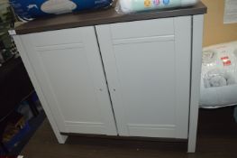 *Double Door Sideboard Unit in Light Grey Finish &