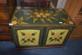 Hand Painted Storage Ottoman