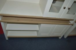 *Home Media Unit in Light Oak & Cream Finish