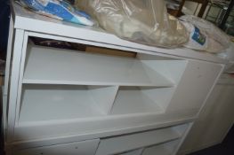 *Low Level Sideboard Unit in High Gloss White Fini