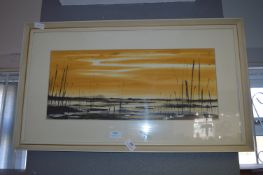 Framed Print - Marshland Scene