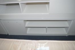 *Low Level Sideboard Unit in High Gloss White Fini