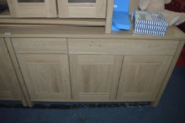 *Three Door, Three Drawer Sideboard Unit in Light