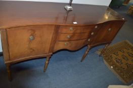 Edwardian Mahogany Bow Fronted Sideboard