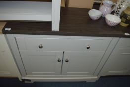 *Two Door Sideboard Unit in Dark Oak & Grey Finish