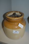 Stoneware Preserve Jar