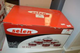 *12 Piece Non-Stick Kitchen Pan Set