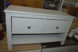 *Occasional Table with Drawer in Light Grey Finish