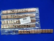 *Five Copper Coloured Nomination Bracelets