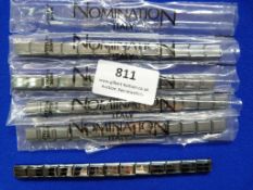*Five Gunmetal Nomination Bracelets