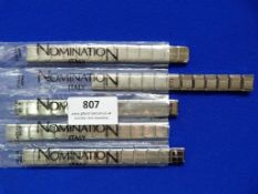 *Five Nomination Bracelets