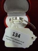 *Hammered Silver Band Ring