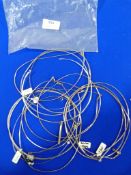 *Bag of Wire Necklaces (Including Some Sterling Si