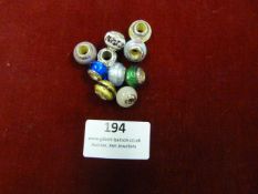 *Ten Assorted Lovelinks Beaded Glass Charms