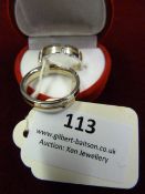 *Pair of Ladies & Gents Nickel Plated Wedding Ring