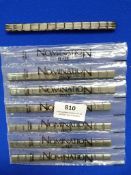 *Six Gunmetal Nomination Bracelets