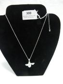 *Silver Chain with Honey Bee Pendant