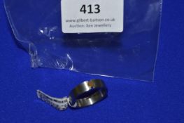 *Sterling Silver & 18ct Gold Ring