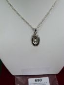 *Rennie Macintosh Sterling 925 Silver Pendant on C