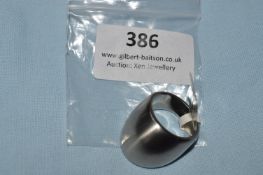 *Brushed Steel Ring Size:8