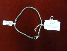 *Lovelinks Oxidised Silver Bracelet