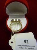 *Pair of Gold & Nickel Plated Ladies & Gents Weddi