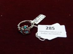 *Silver Statement Ring with Opal