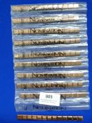 *Ten Bronze Coloured Nomination Bracelets