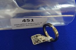 *Titanium Ring with Diamond