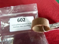 *Edblad Sand Ring with Rose Gold Finish