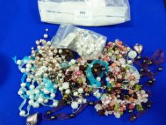 *Bag of Assorted Beads and Necklaces