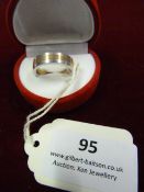 *Gold & Nickel Plated Wedding Ring Set with Stone