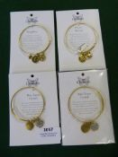 *Five Chrysalis Expandable Bangles with 14ct Golf