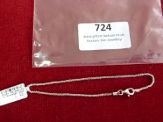 *Sterling 925 Silver Chain Bracelet