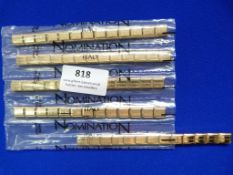 *Five Gold Coloured Nomination Bracelets