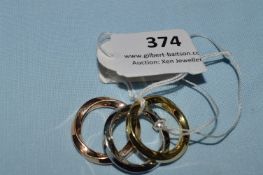 *Calvin Klein Three Piece Stack Ring